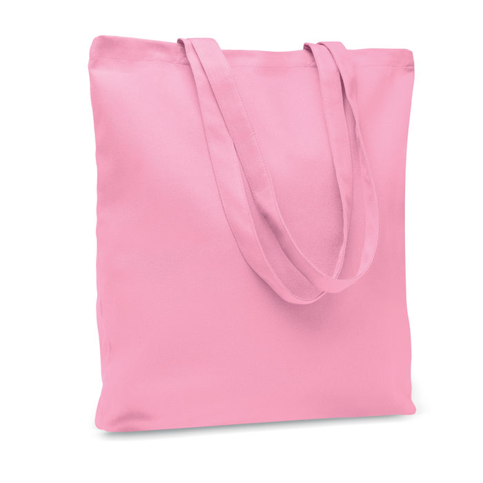 Sac shopping personnalisé 270g - RASSA COLOR rose bébé